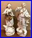 Mid-Century-Vintage-White-Ceramic-Colonial-Couple-Figurines-Japan-Gold-Trim-01-guf
