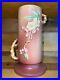 Roseville-Apple-Blossom-Pink-1949-Vintage-Mid-Century-Modern-Pottery-Vase-387-9-01-qc